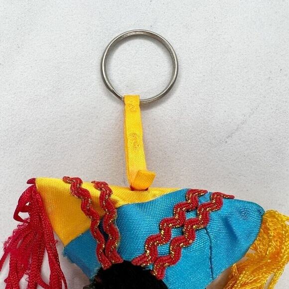 Colorfully Dressed Doll Keychain Keyring - Picture 9 of 9